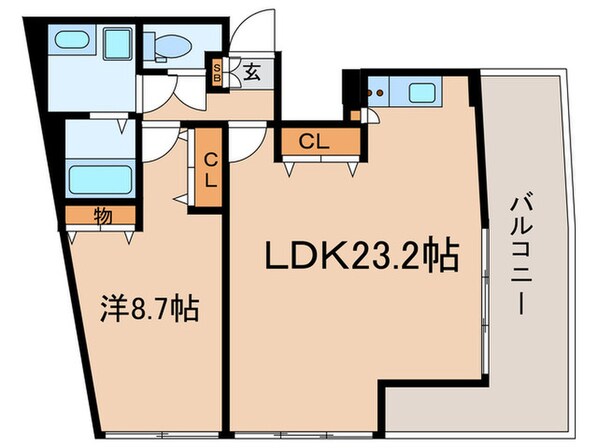 The Con-Tour　Hatanodaiの物件間取画像